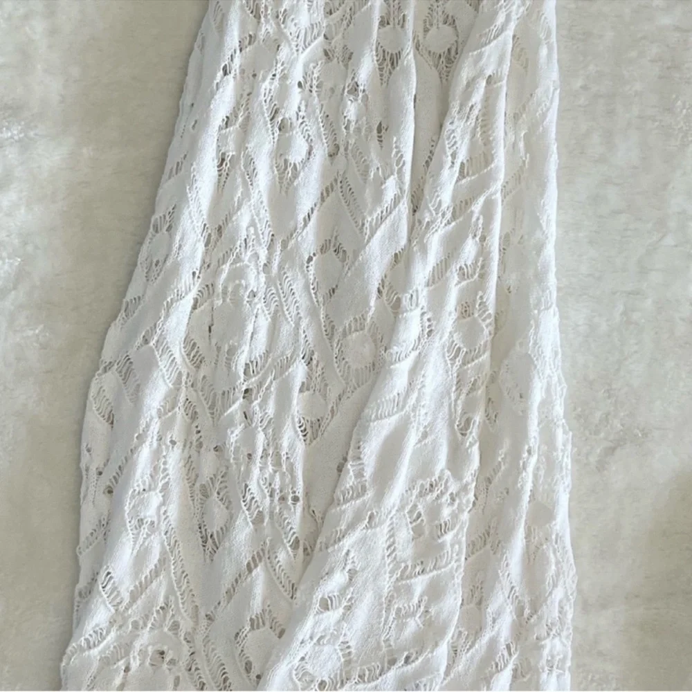 Free People Bianca Fauxchet Midi Beach Dress Coverup - Picture 15 of 15